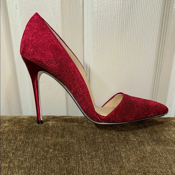 Vince Camuto Ossie Elegant Red Stiletto Heels - Picture 3 of 5